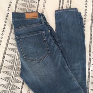 Express 0S legging mid rise stretch jeans